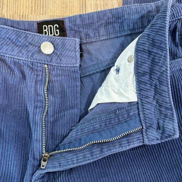 BDG Mom High-Rise Cornflower Blue Corduroy Pants - size 31 - Picture 4 of 8